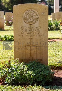 BEIRUT WAR CEMETERY - WALKER, CHRISTOPHER MOODY